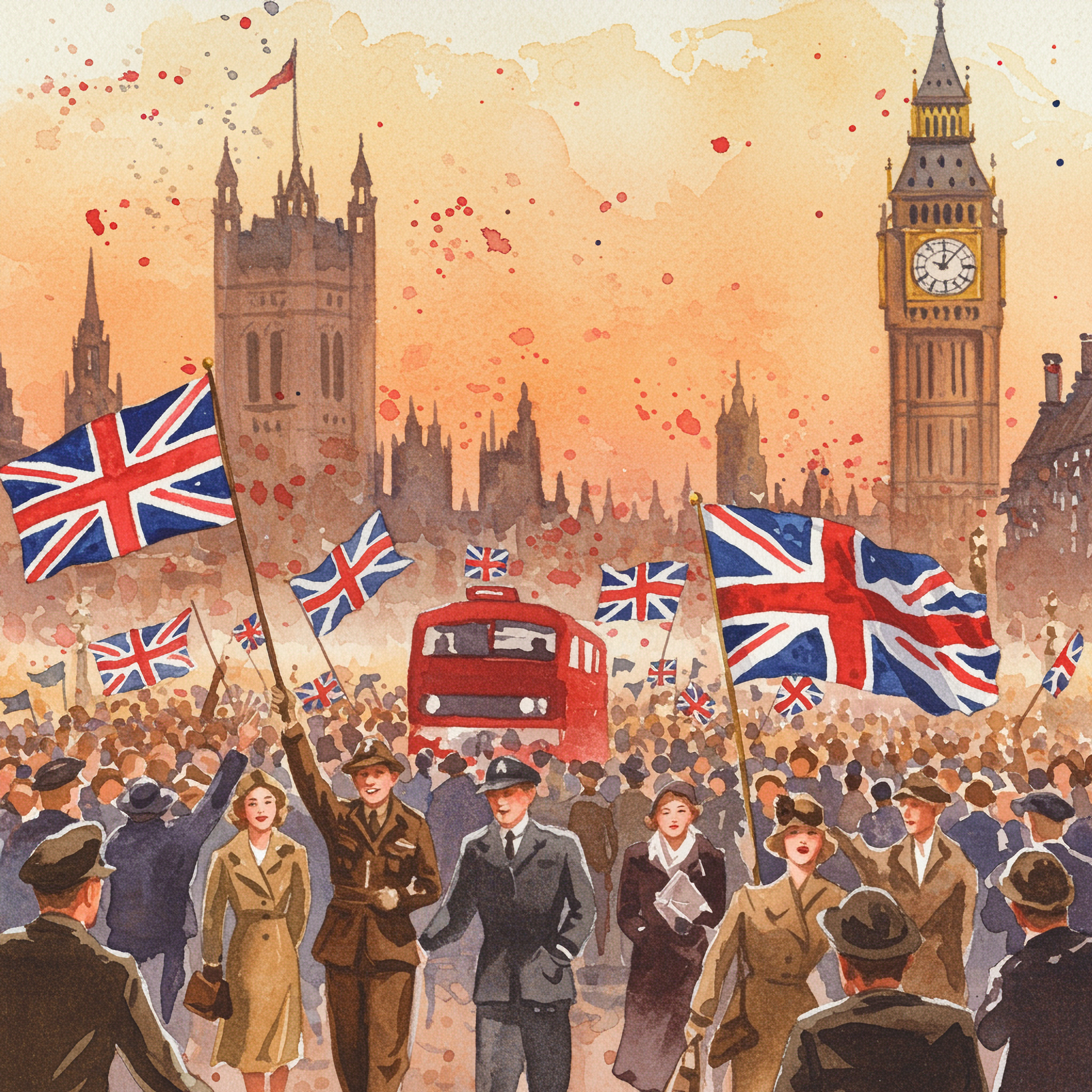 VE Day Celebrations Cropped